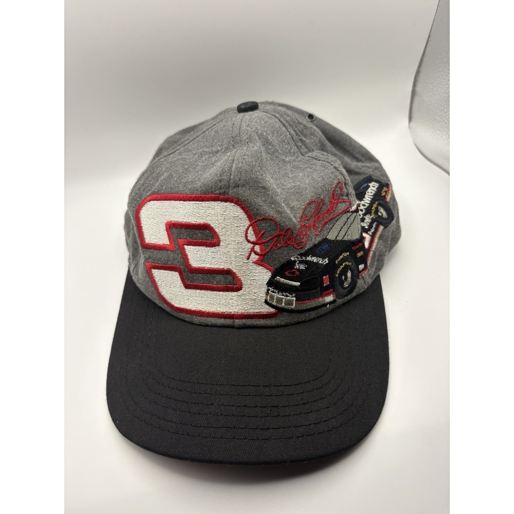 Vintage Dale Earnhardt #3 Goodwrench NASCAR Snapback Hat Chase Racewear Made USA